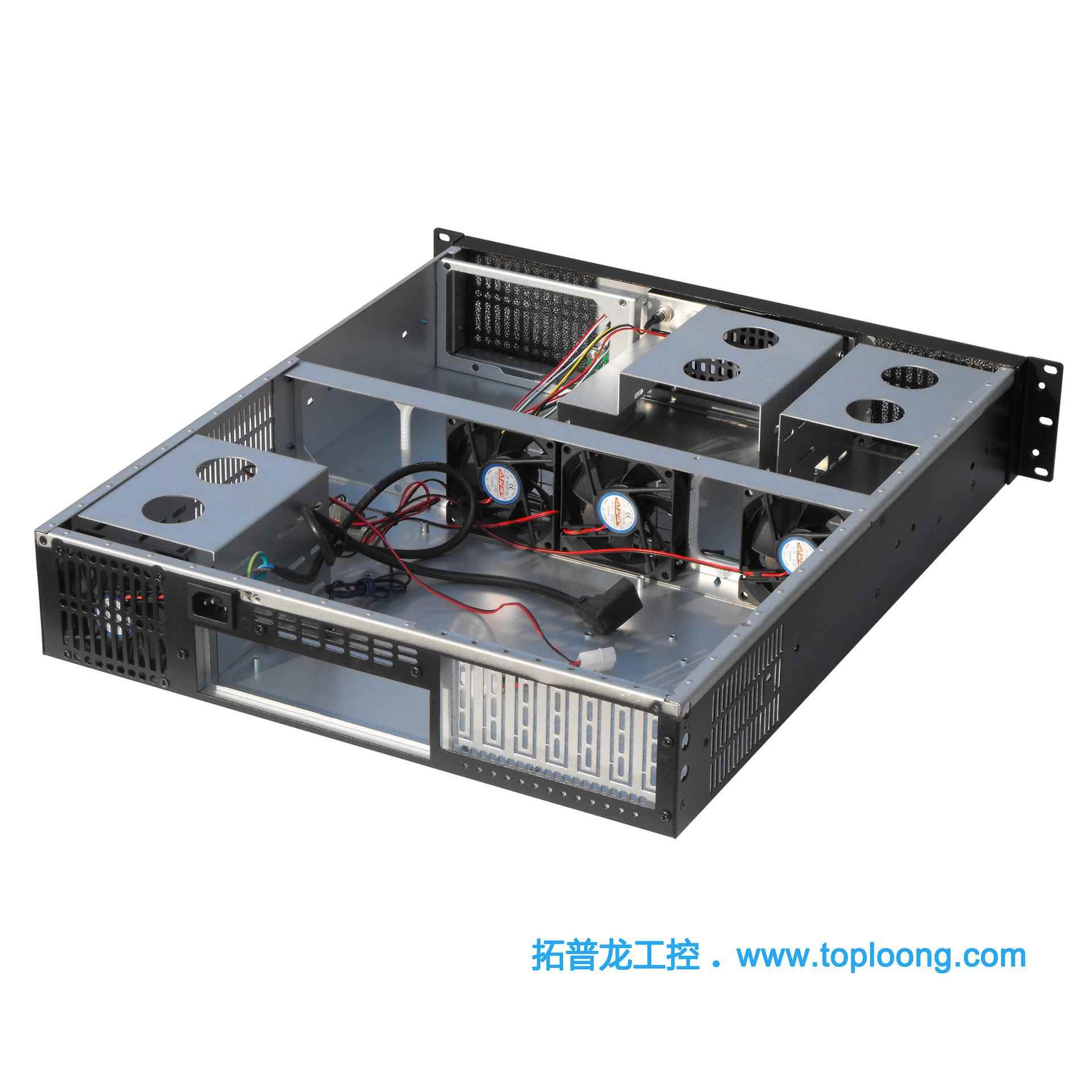 拓普龙TOP2U530A服务器机箱 标准2U工控服务器机箱