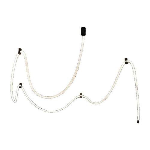 个性设计师极简约现代客餐厅别墅挑空高复式LOFT楼梯吊灯店铺商用