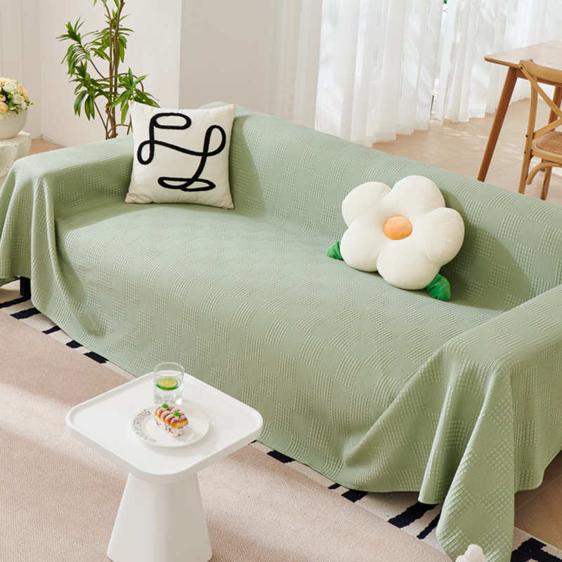 冰丝沙发垫ins风简约沙发毯盖布夏季夏季夏天款全包万能沙发套罩