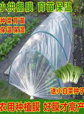 白色拱棚膜农用薄膜保湿保温防霜冻蔬菜家用防尘防水多功能防护膜