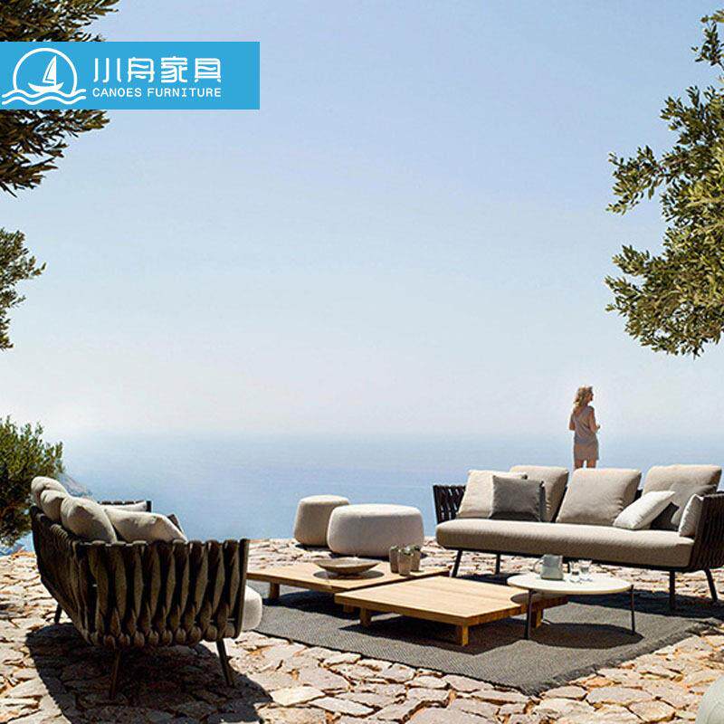 花园桌椅室外露台露天休闲防霉别墅阳光房庭院户外藤编沙发藤艺