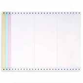 天章TANGO新绿天章四联三等分撕边电脑打印纸彩色针式 四联打印