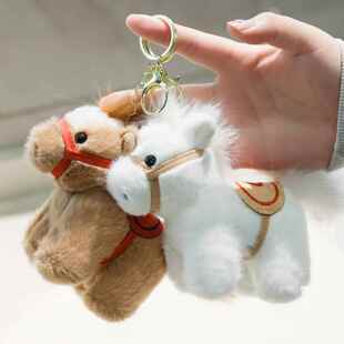 2026马年生肖挂饰吉祥物公仔战马布娃娃玩偶挂件毛绒玩具厂家现货