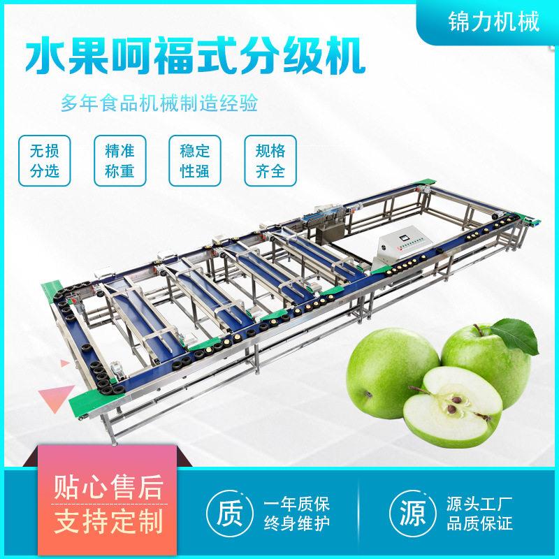 锦力机械无损式水果呵福式重量分选冬桃葡萄榴莲智能分选重量分选