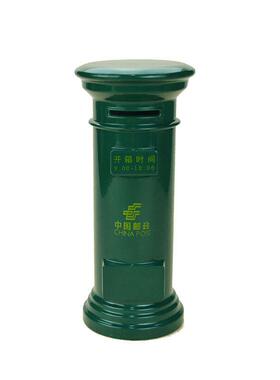 中国邮政邮筒摆件 存钱罐储蓄罐中式摆件 创意家居办公装饰品