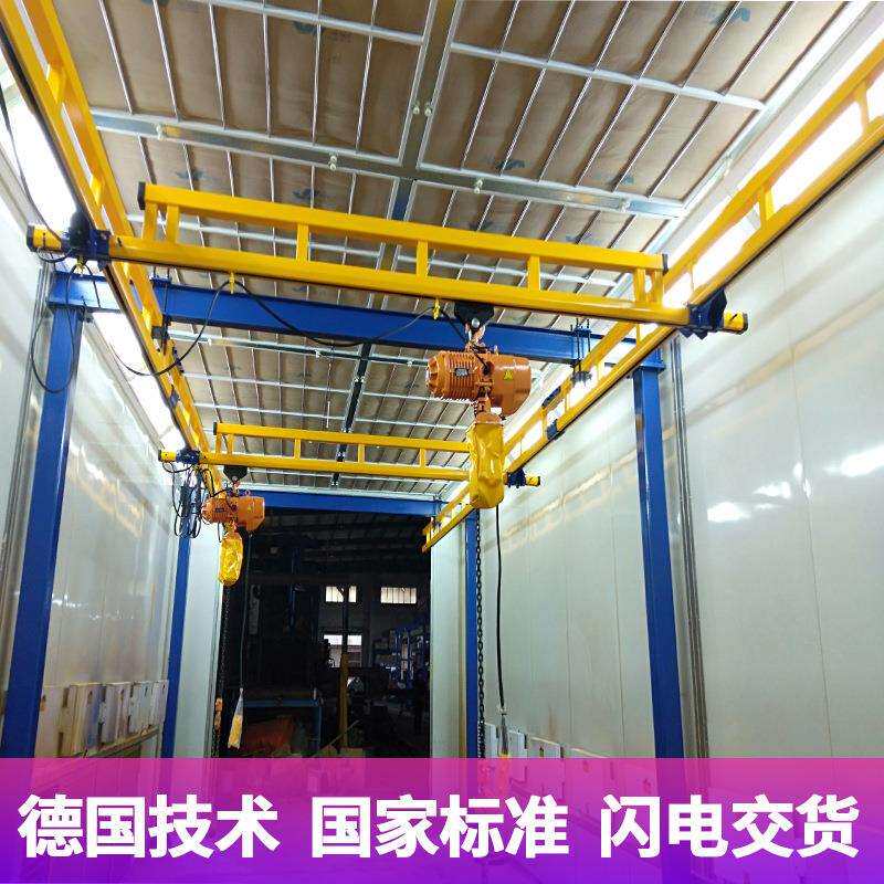 小KB道机K悬挂起重铝合金轨室YHX内柔型性吊自立式轻型KBK柔性吊