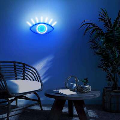 Evil Eyes 霓虹灯标志 LED 灯标志墙饰