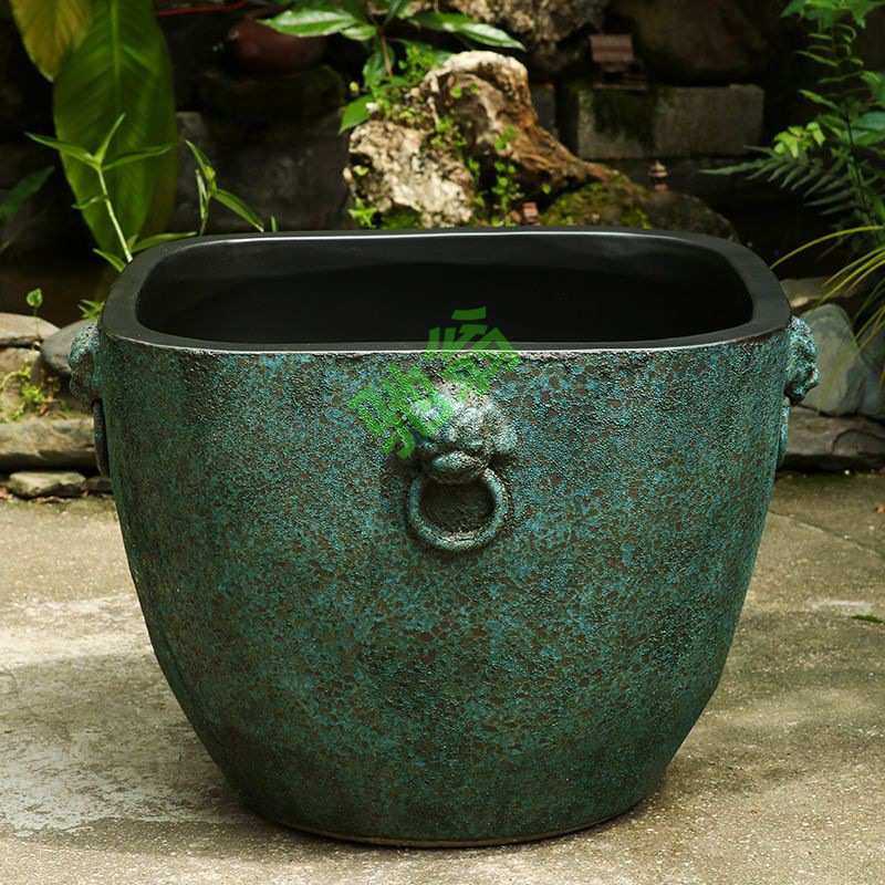 yut景德镇陶瓷鱼缸睡莲盆荷花缸碗莲缸锦鲤缸乌龟缸大水缸盆庭院,宠物/宠物食品及用品,桌面缸,淘宝优惠券,粉丝福利购,淘宝优惠卷