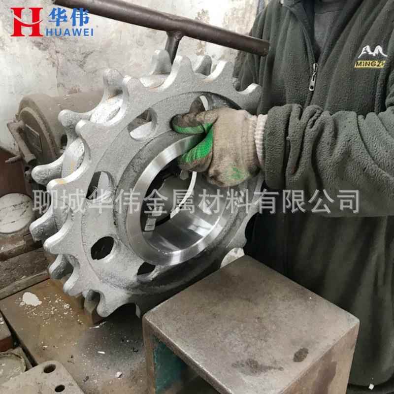 螺旋出渣机链轮齿轮不锈钢十九齿链轮耐磨刮板机链条链轮双排厂家