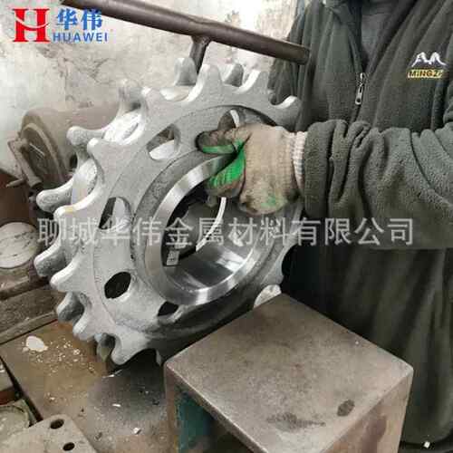 螺旋出渣机链轮齿轮不锈钢十九齿链轮耐磨刮板机链条链轮双排厂家