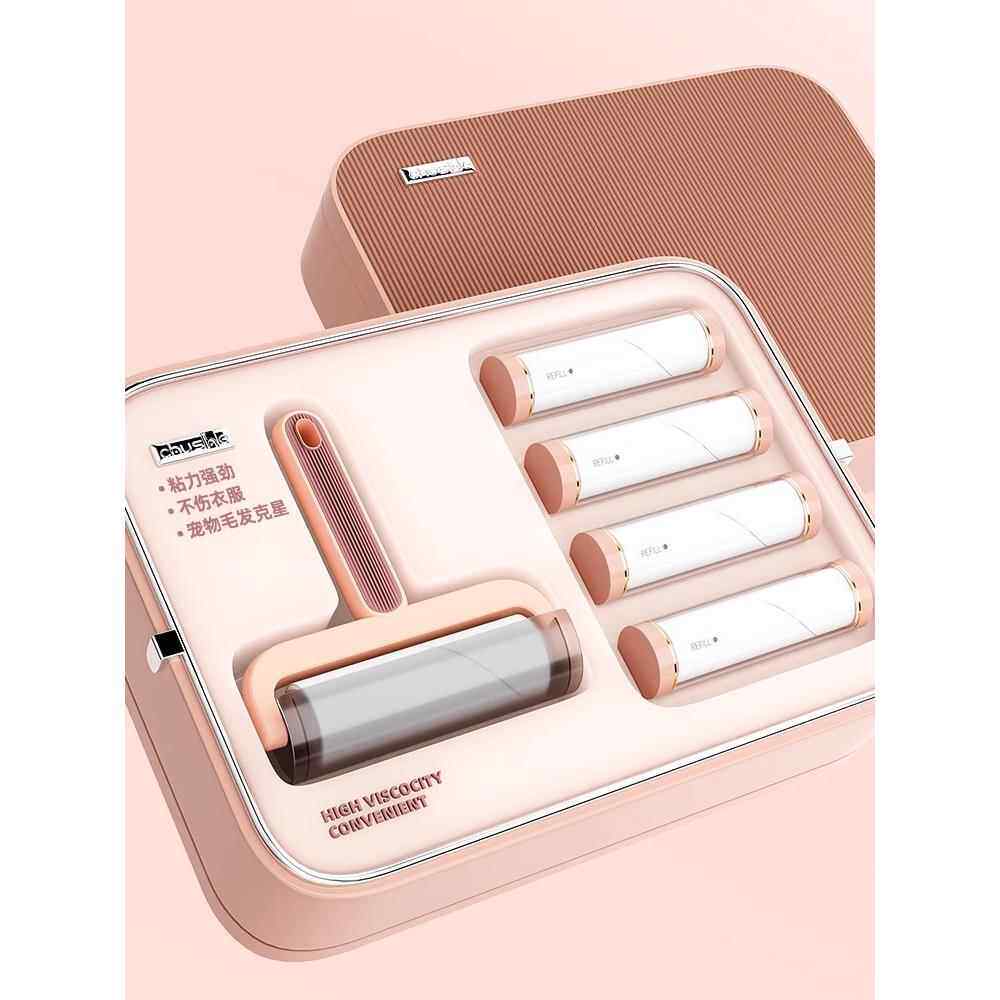 粘毛器滚筒去毛刷滚刷沾毛神器滚撕纸衣服除黏毛纸可撕式强力粘纸