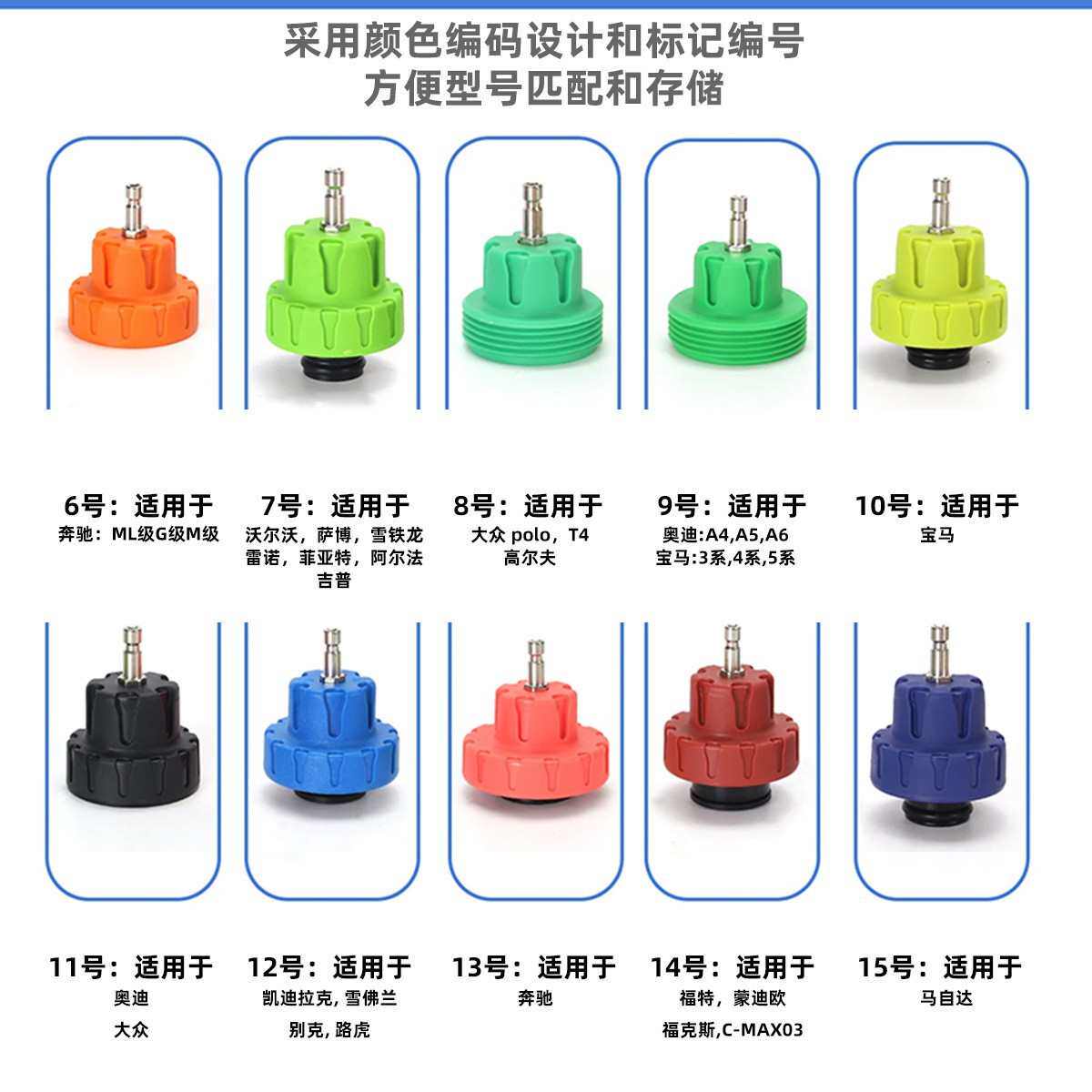 汽车水箱检漏仪适配多种车型18件套水箱测漏仪汽车组合工具批发