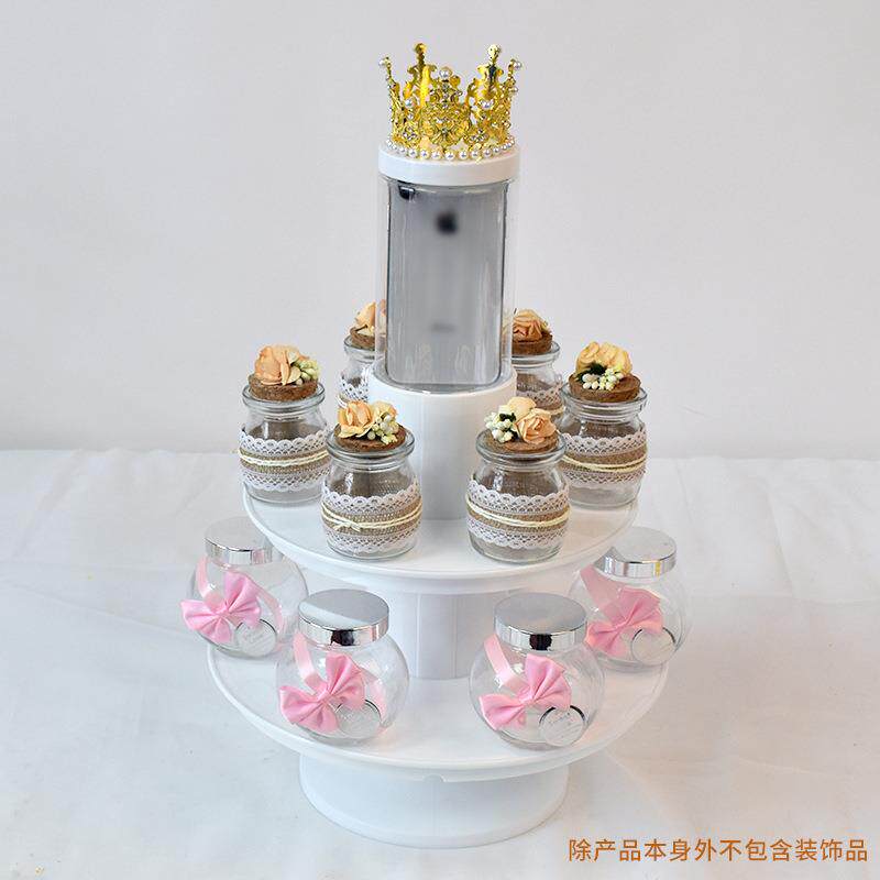 新款直销惊喜生日惊喜魔法塔网红创意新年弹出式礼物双层纸杯蛋糕