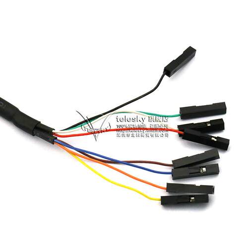 FT2232D模块刷机线FT232RL同时转双TTL下载线USB转2路高速串口线