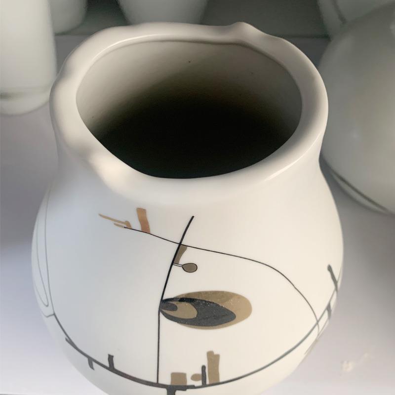 复古花瓶摆件客厅插花欧式干花装饰电视柜餐桌陶瓷家居饰品