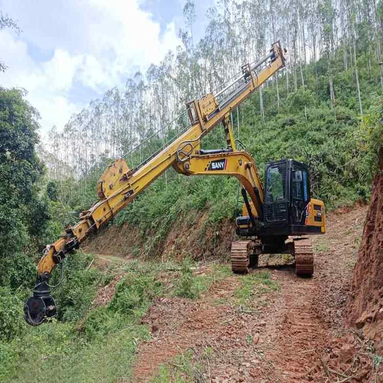 山拉山伸缩臂20米拉山王 桉拉山抓木机 液树压伸缩抓木器拉机