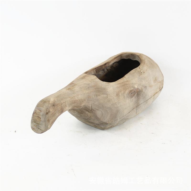 专业手工制作木质工艺花盆绿植多肉插花花器家居民宿装置器皿
