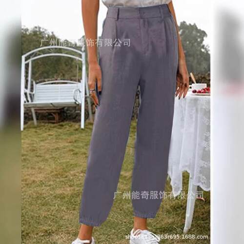Pants, pockets, straight leg cuffs, cropped pants