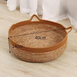 加大号老母鸡下蛋窝抱窝孵蛋窝鸽子兔子窝荷兰猪猫窝家禽天然草编
