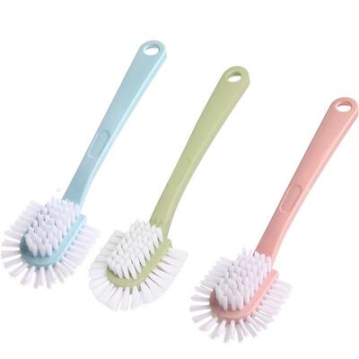 Shoe cleaning brush with stiff bristles, suitable for househ