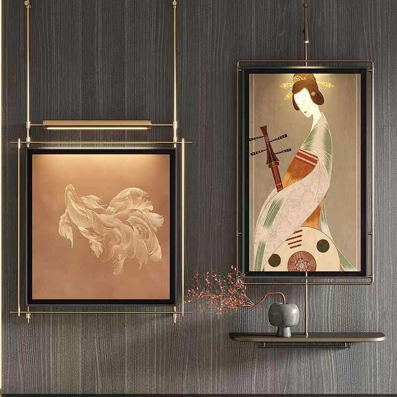 壁灯卧室新玄关挂画墙上中式客厅装饰画装置办公室艺术摆件品墙饰