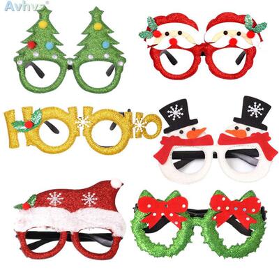圣诞节眼镜Christmas decorations Glasses children toy gift