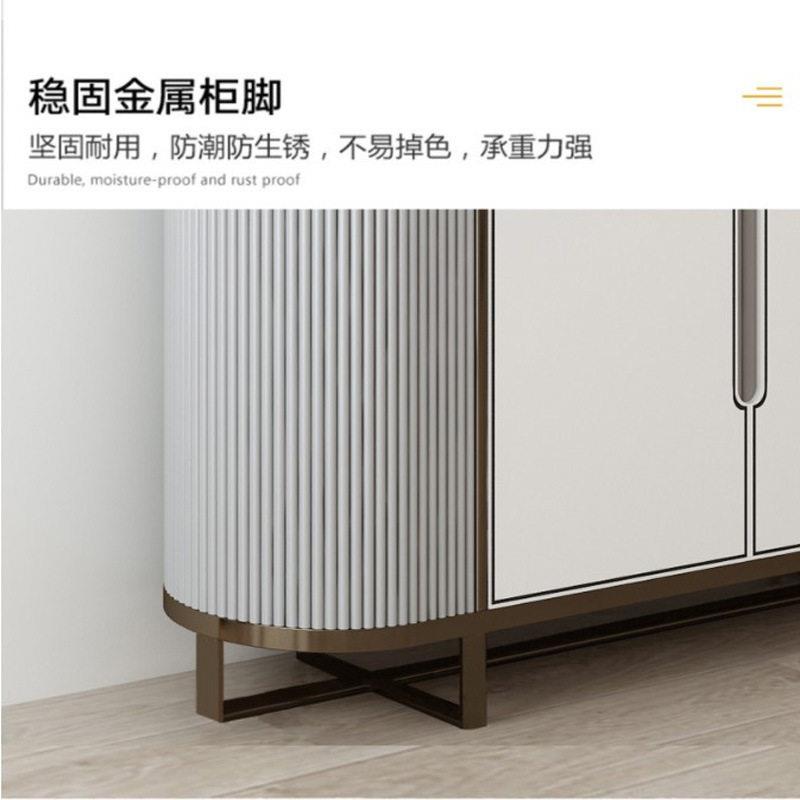 轻奢大理石玄关柜实木装饰隔断柜现简约靠墙餐厅多功能储物柜子
