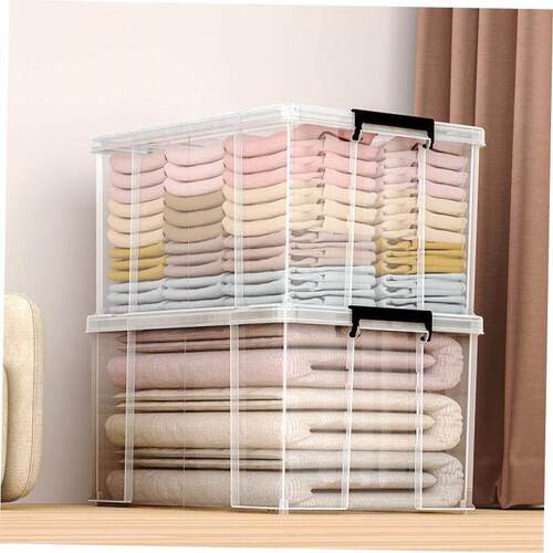 Storage box plastic box transparent dormitory organize boxes