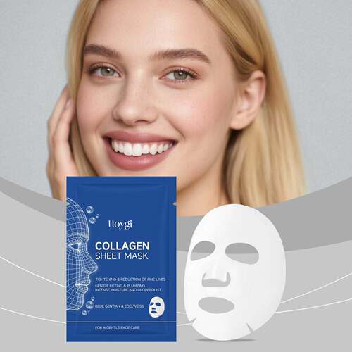 HOYGI Collagen Face Mask (Pouch) - Gentle, Skin-Friendly, Mo
