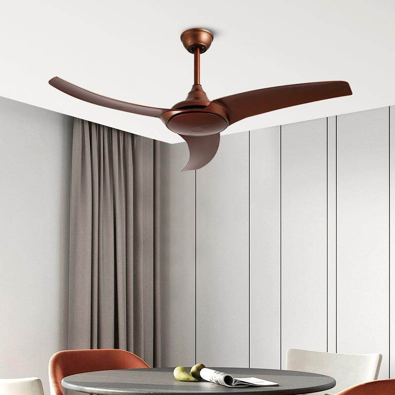 现代欧式简约传统吊扇灯3叶无灯风扇吊灯遥控客厅餐厅风扇灯