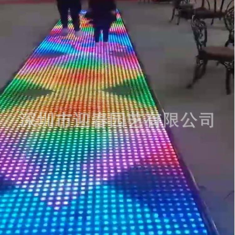 户外互动LED屏感应地砖安陆市汉川市互动感应智慧公园设备制作