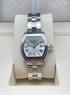 公价43900】98新37*32.8mm卡地亚跑车W62016V3石英女士手表正品