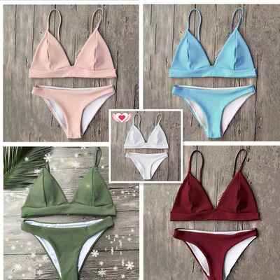 Swimsuit, bikini, swimsuit, striped fabric, women's