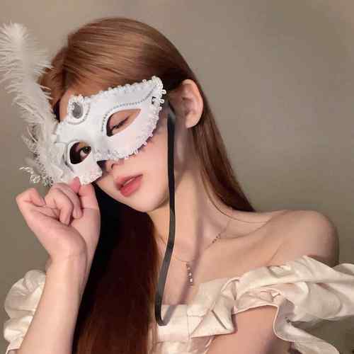化妆假面舞会派对性感半面妆女半脸情趣蕾丝面具万圣节羽毛面罩