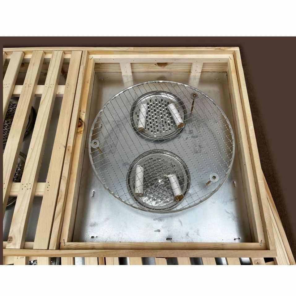 实木艾灸床全身腰背坐劲家用木灸盒熏蒸两用理疗腰腹背部足坐灸床