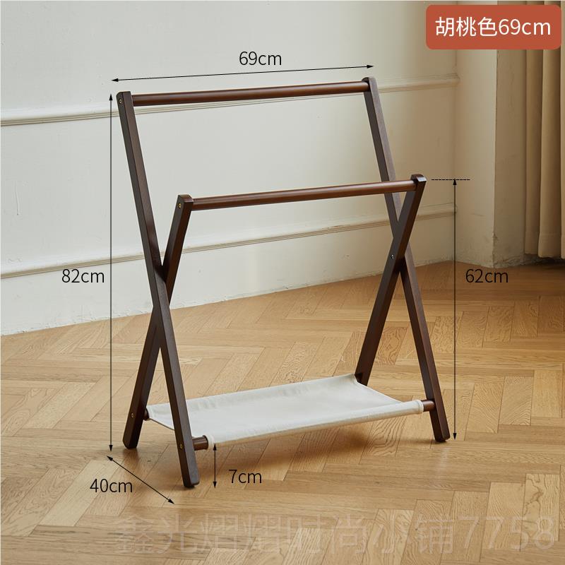 正品榉木折衣叠置架床边晚上落放服衣神器收纳小型挂衣架卧室地衣