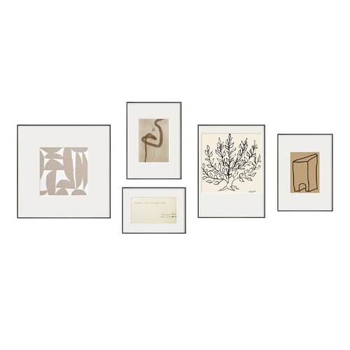 韵律北欧抽象极简客厅沙发背景墙装饰画马蒂斯挂画多幅组合壁画
