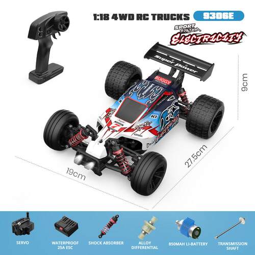 七叔的日常 PX9300E 有刷 先锋版 9300 全比例入门级RC遥控车