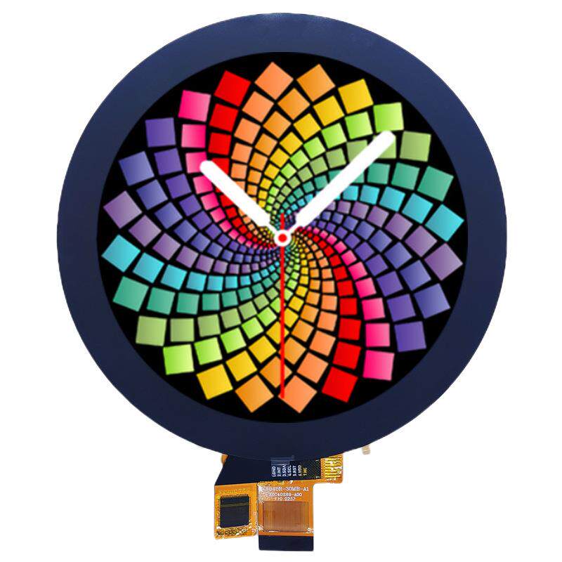 4寸LCD触摸屏 带HDMI板 720*720 MIPI接口IPS圆屏 lcd触摸显示屏