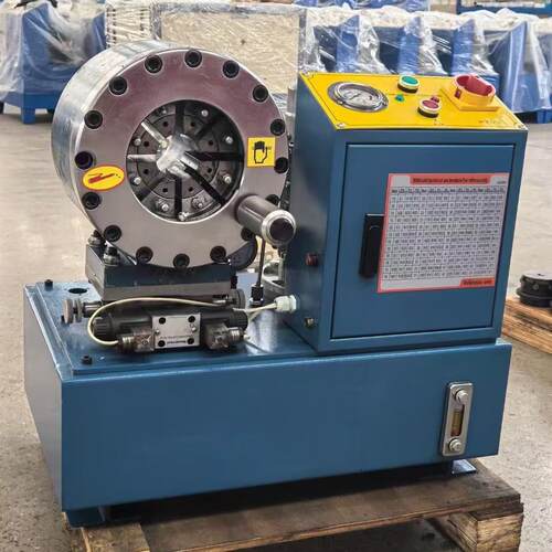 厂家供应压管机卧式240V /60hz液压缩管机油管接头扣压机