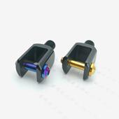 减震器插口钛合金螺丝M8改装 比博士毒刺RS1阿尔法AGL巴祖卡