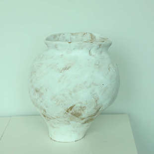 异形陶瓷花瓶日式 饰 陶罐简约客厅插花摆件样板间民宿玄关高级感装