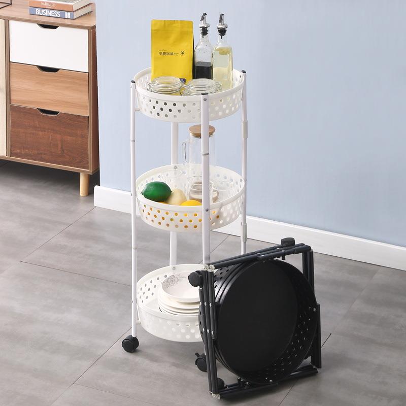 地置架落厨房多层带轮厅卧室多功能物zhiwujia置物架蔬果菜储物客