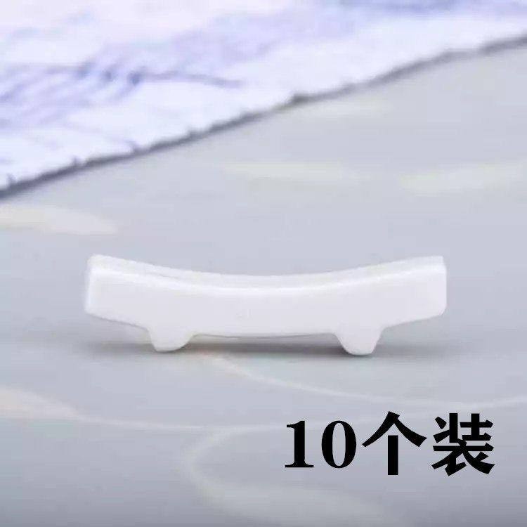 10个装陶瓷筷筷托 托优质骨瓷纯白筷架陶瓷筷座筷子架筷枕托 托日