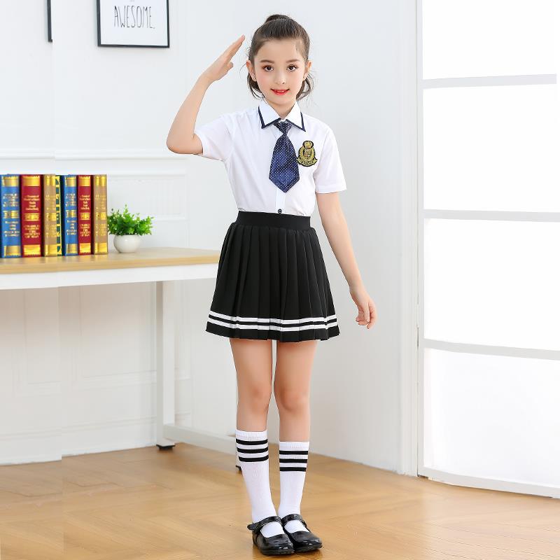 高档儿童演出服中唱小服生学大合唱服装校服诗歌朗诵幼儿表演合团