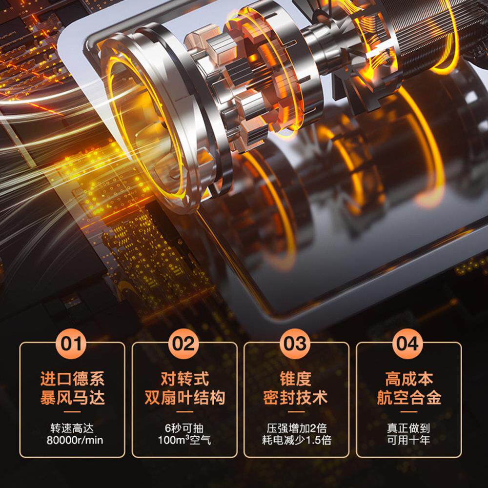 车载吸尘器无线手持充电式车用强大吸力大功率小型车载吸尘器迷你