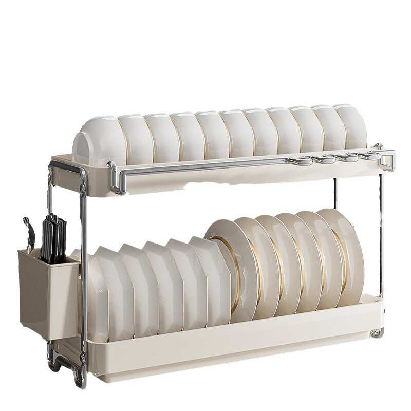 不锈钢碗盘架餐具收纳架厨房置物架抹布碗碟沥水晾碗架碗筷沥水架