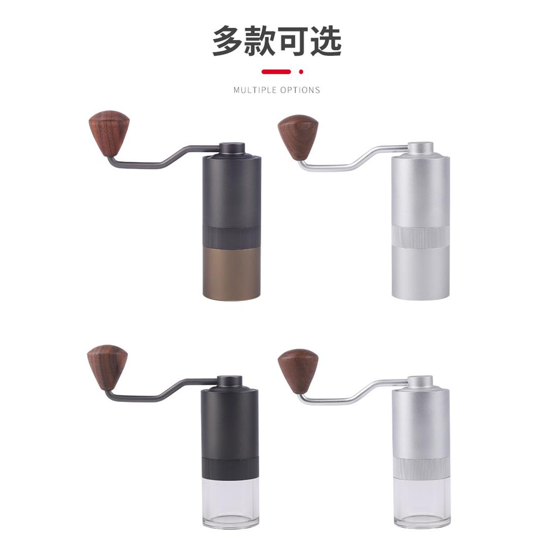 手摇咖啡磨豆机迷你家用手冲咖啡研磨器具随行手动CNC六星磨