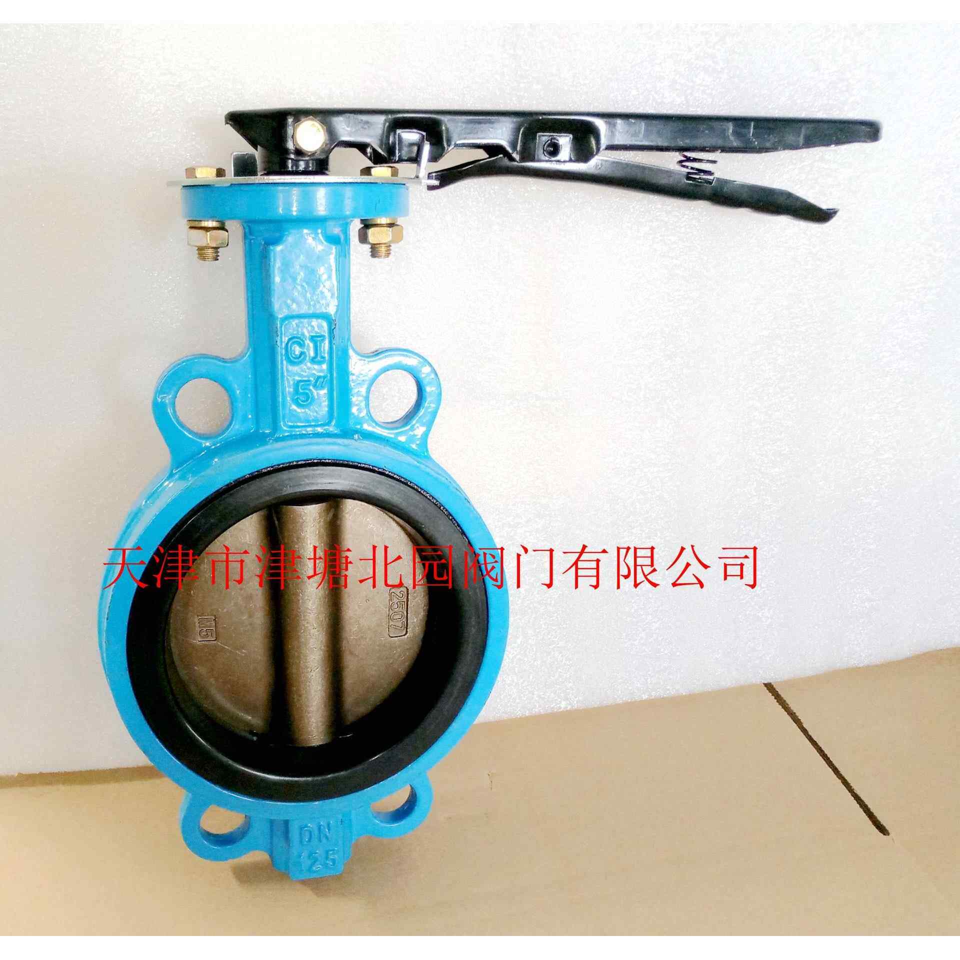 电厂脱硫用手动对夹阀门WD71X-16Q/2507双相钢不锈钢对夹脱硫蝶阀