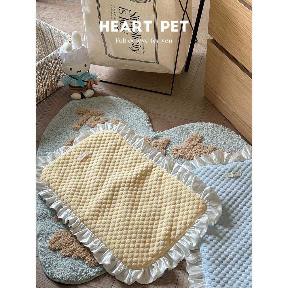 Heart Pet 原创春夏凉感冰豆豆宠物居家趴趴垫推车垫软垫坐垫